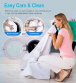 Terry Cotton Fitted Mattress Protector Waterproof Queen Single Double King - Image 7