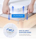Terry Cotton Fitted Mattress Protector Waterproof Queen Single Double King - Image 9
