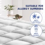 Mattress Topper Bed Pillowtop Mat Pad Protector Cover 4 Size 10CM Extra Thick - Image 9