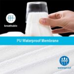 Terry Cotton Fitted Mattress Protector Waterproof Queen Single Double King - Image 5