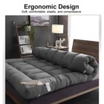 Mattress Topper Bed Pillowtop Mat Pad Protector Cover 4 Size 10CM Extra Thick - Image 3