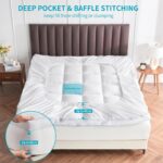 Extra Thick Bamboo Mattress Topper, LINENOVA Bamboo Blend, 1500GSM Super King - Image 5