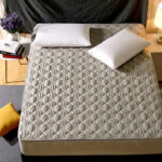 Non Slip Mattress Protector, Polyester Cotton Blend - Image 9