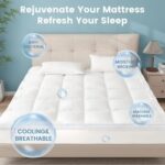 10cm Bed Topper, LINENOVA Bamboo Blend, 1500GSM - Image 2