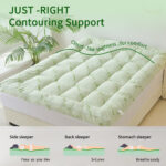 Bamboo Mattress Protector, Soft Synthetic Fiber, Twin to California King - Image 3