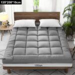 Mattress Topper Bed Pillowtop Mat Pad Protector Cover 4 Size 10CM Extra Thick