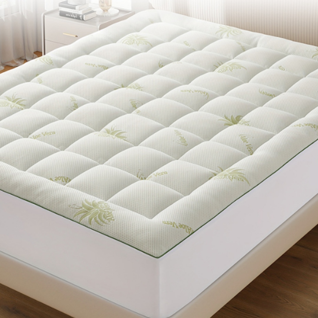 aloe-vera-mattress-topper Aloe Vera Mattress Topper
