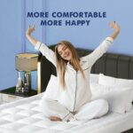 Mattress Topper Bed Pillowtop Mat Pad Protector Cover 4 Size 10CM Extra Thick - Image 7
