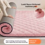 Lambswool Mattress Topper, Thick Warm Polyester Fill, Double 150 x 200cm - Image 2