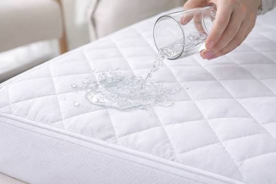 What do hotels use to protect their mattresses?